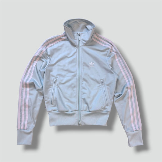 Adidas baby blue y2k retro track jacket