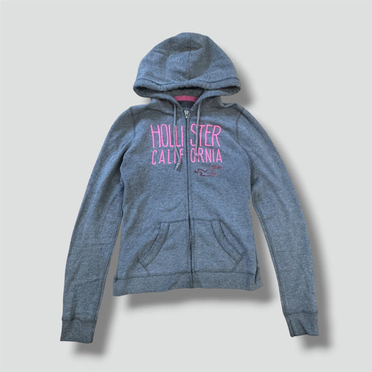 Hollister California y2k women zip hoodie