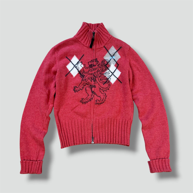 Sourced limited accessories and clothes La Martina vintage knitted wool zip-up – Secondhand Streetwear