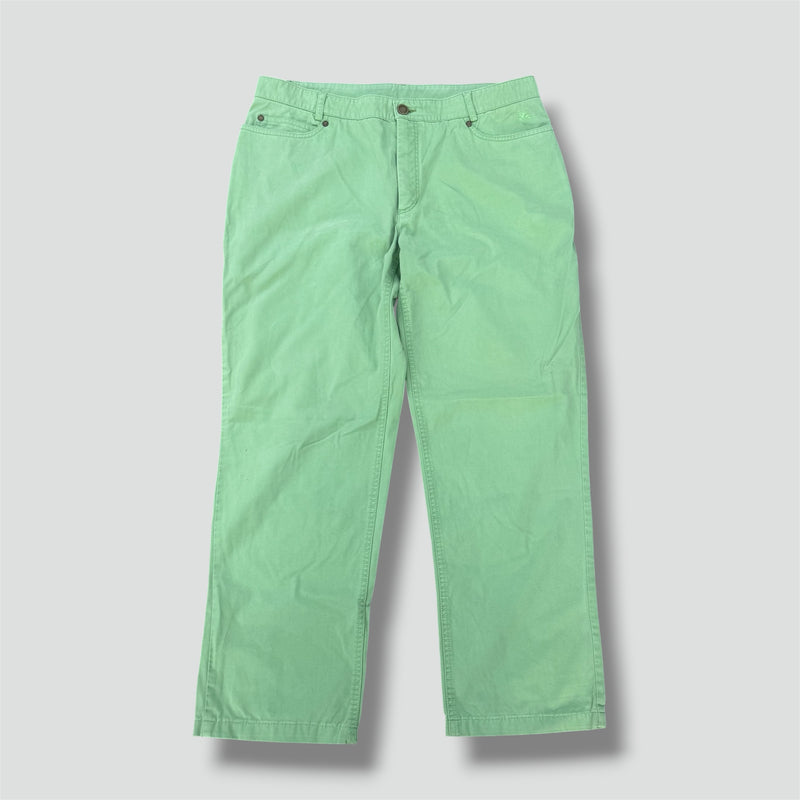 Sourced limited accessories and clothes Burberry London classic green summer pants – Secondhand Streetwear