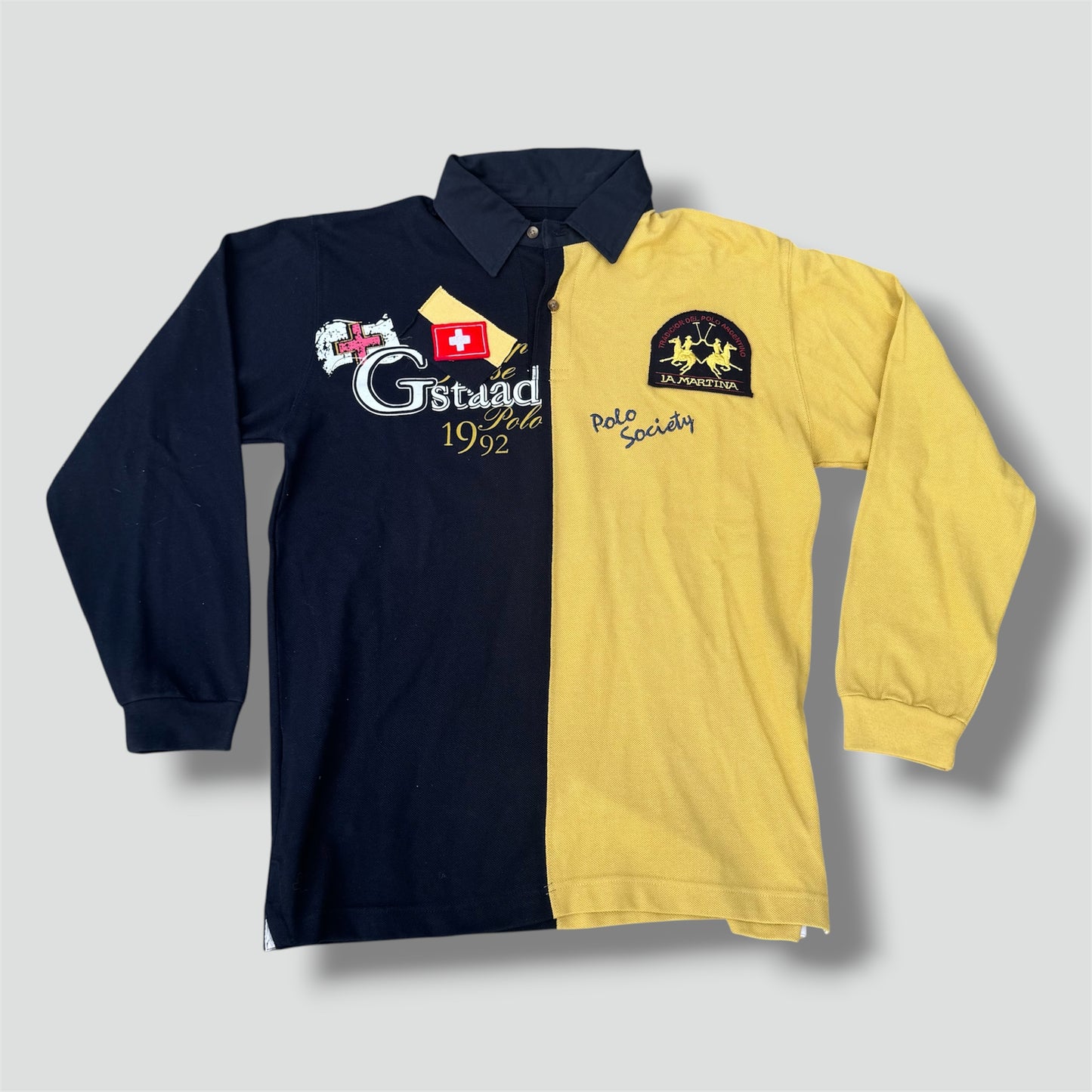La Martina Gstaad 1992 vintage longsleeve polo