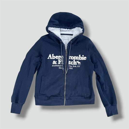 Abercrombie & Fitch fluffy y2k zip-hoodie