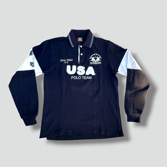 La Martina Medow Brick USA poloshirt