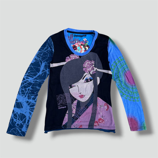 Desigual vintage graphic longsleeve