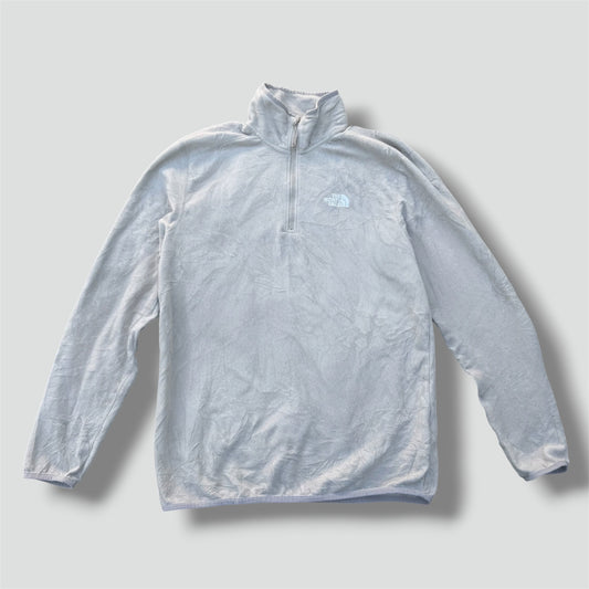The North Face cream fleece quarterzip