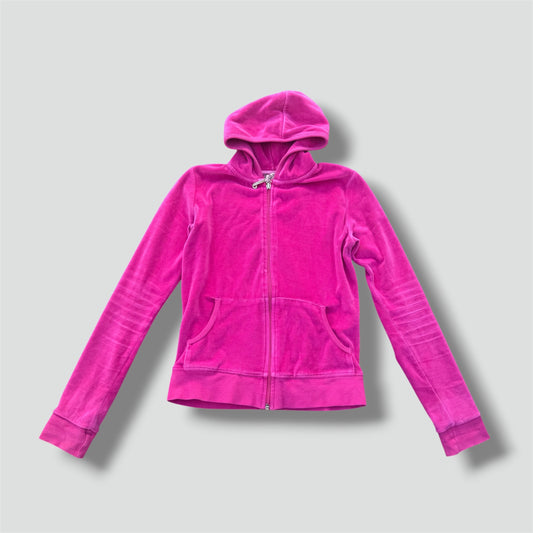 Juicy Couture cottage core pink zip-hoodie
