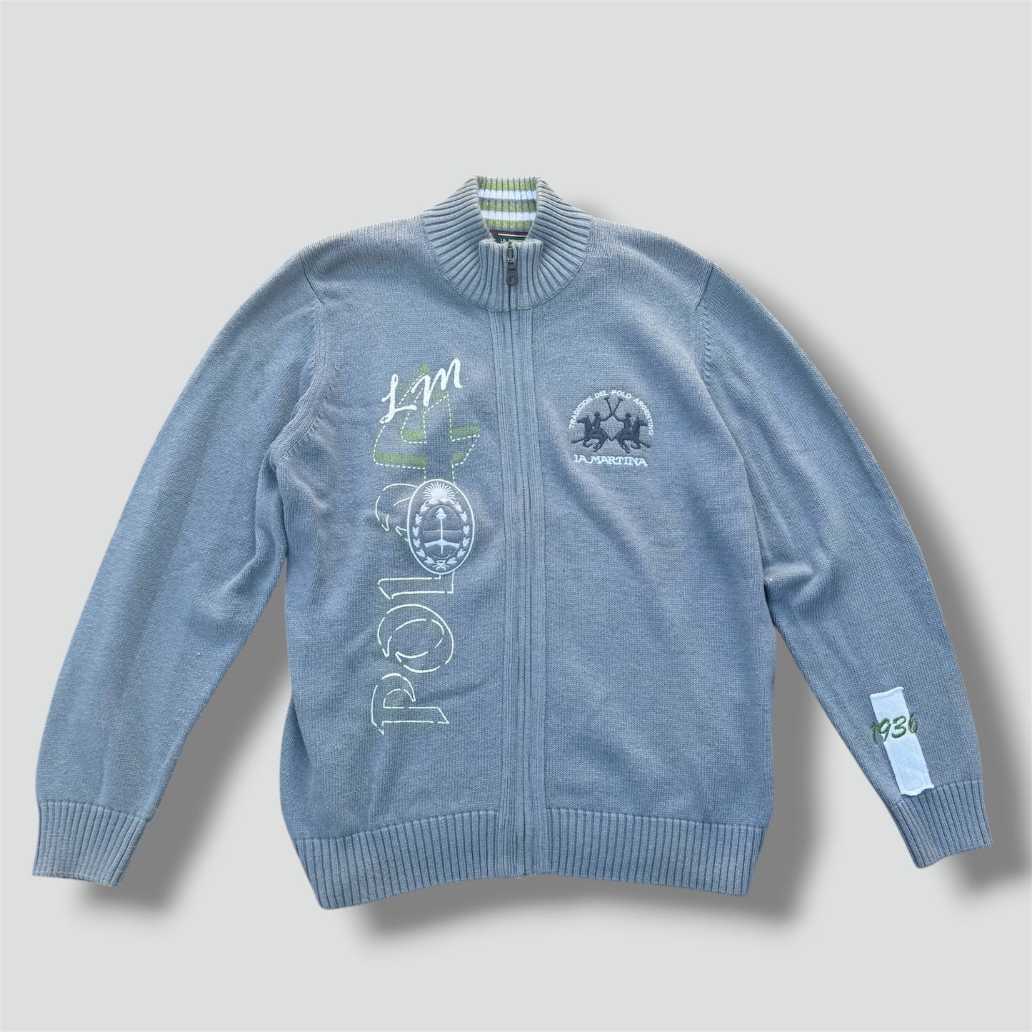 La Martina Argentina vintage knitted jacket