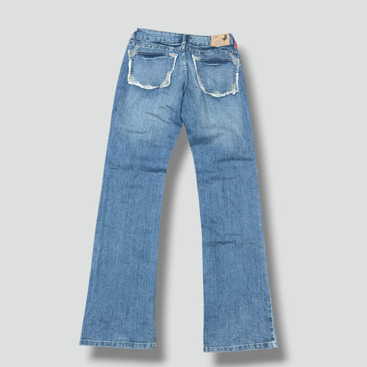 Poison Scorpion y2k wide leg jeans