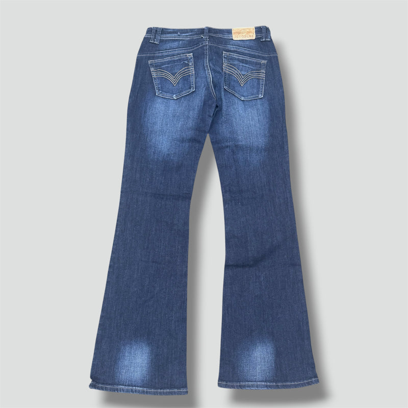 Sourced limited accessories and clothes Ice O Blue y2k wide leg vintage jeans – Secondhand Streetwear