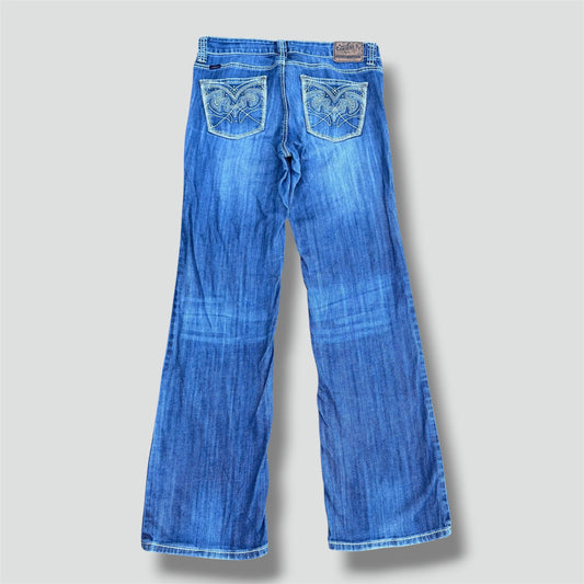Cowgirl Up y2k wide leg vintage jeans