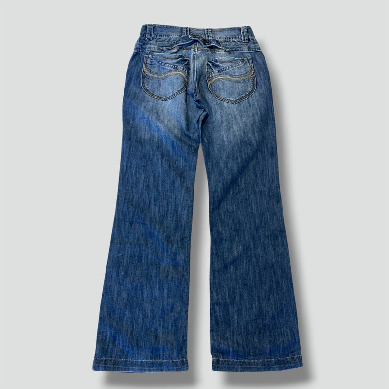 Sourced limited accessories and clothes Clockhouse wide leg y2k retro jeans – Secondhand Streetwear