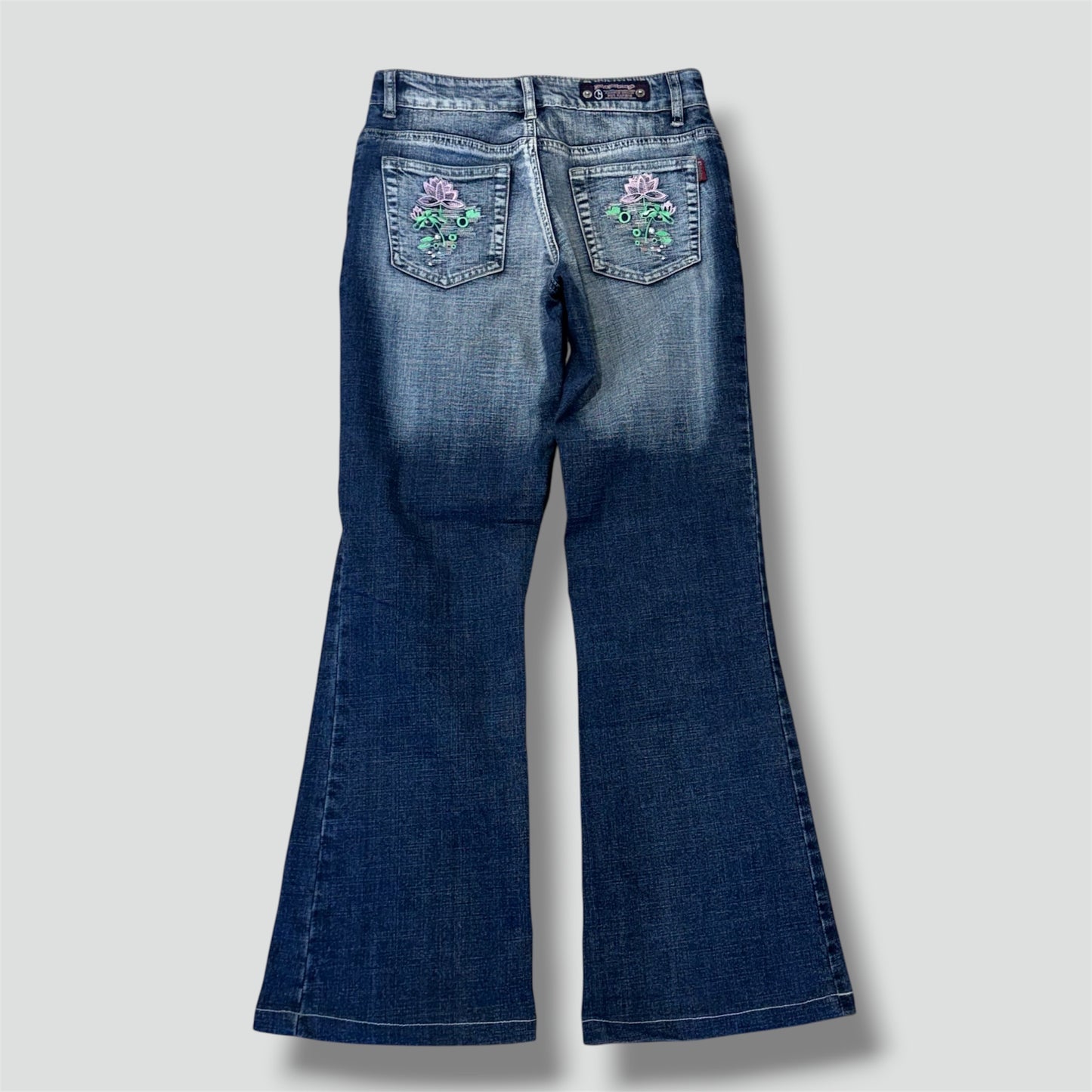 Fapong y2k floral spring bootcut jeans