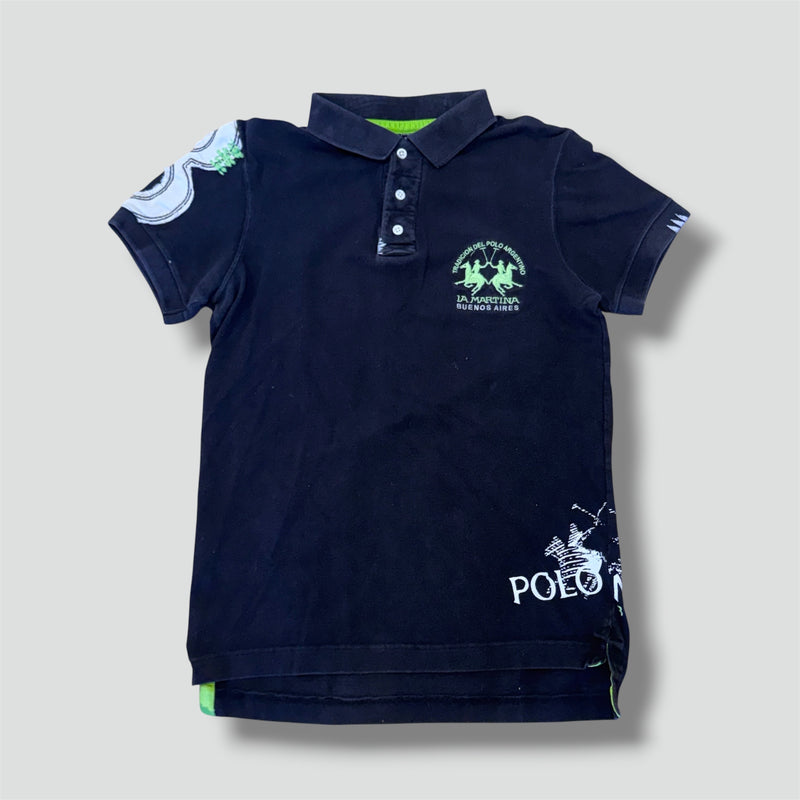 Sourced limited accessories and clothes La Martina vintage embroidered poloshirt – Secondhand Streetwear