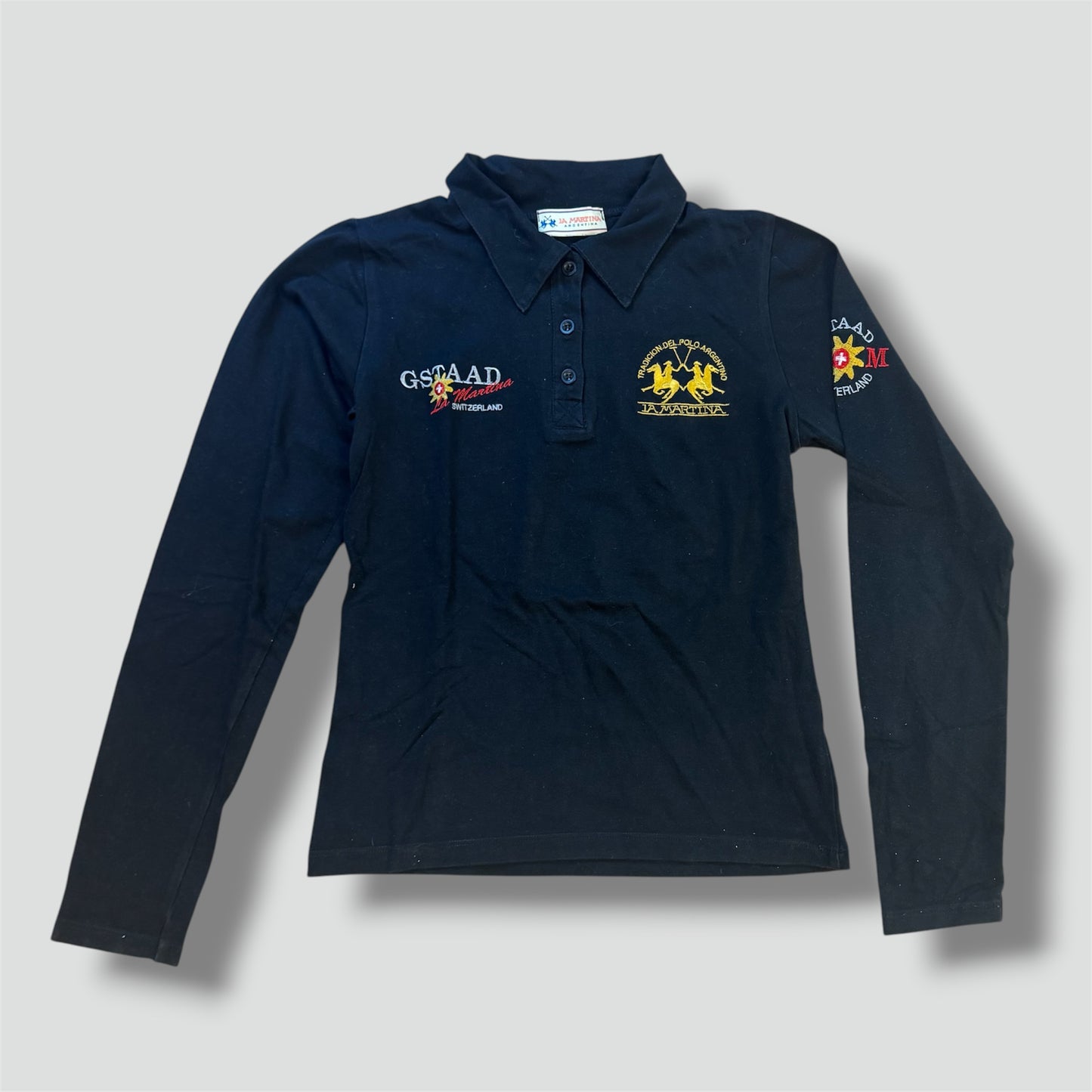 La Martina Gstaad Switzerland longsleeve polo