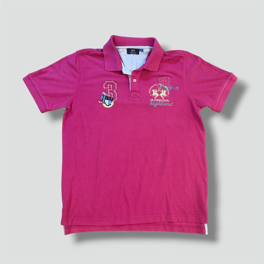 La Martina vintage pink poloshirt