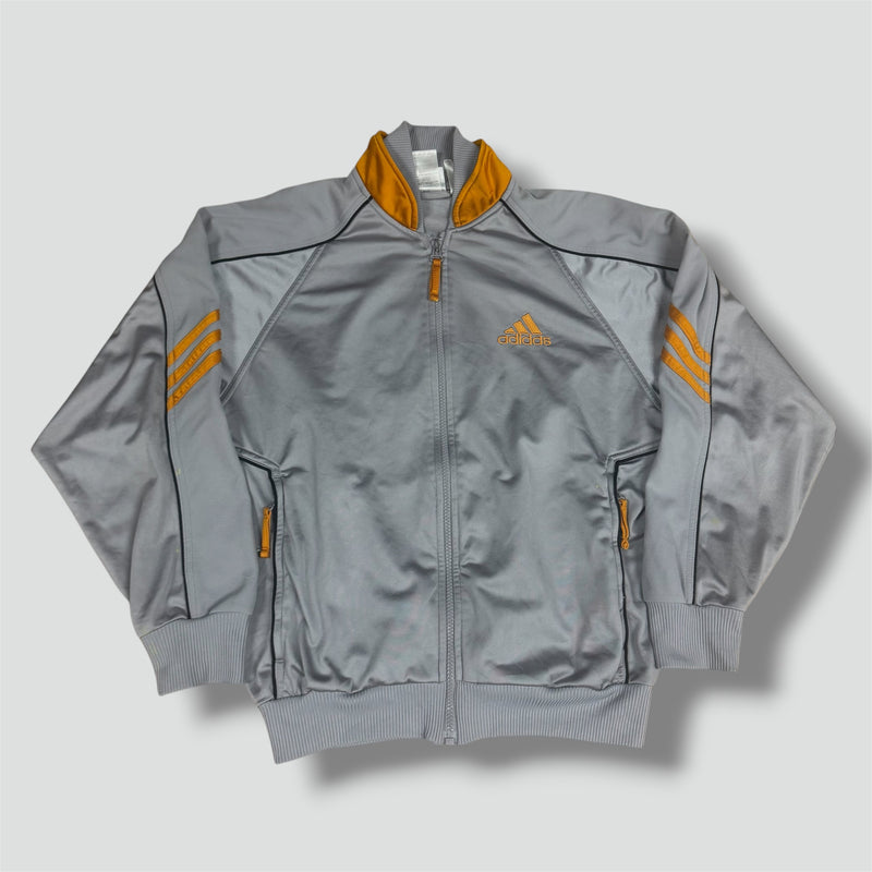 Sourced limited accessories and clothes Adidas vintage silver 90s track jacket – Secondhand Streetwear