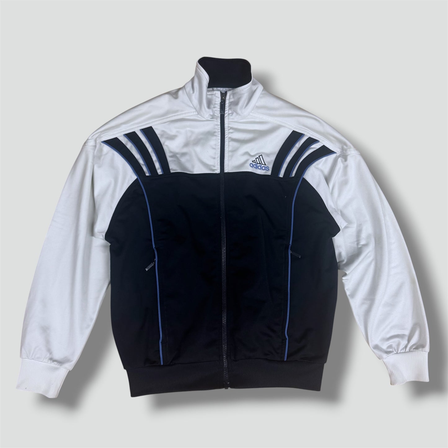 Adidas white vintage 80s track jacket