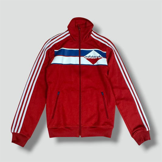 Adidas vintage 90s retro red track jacket