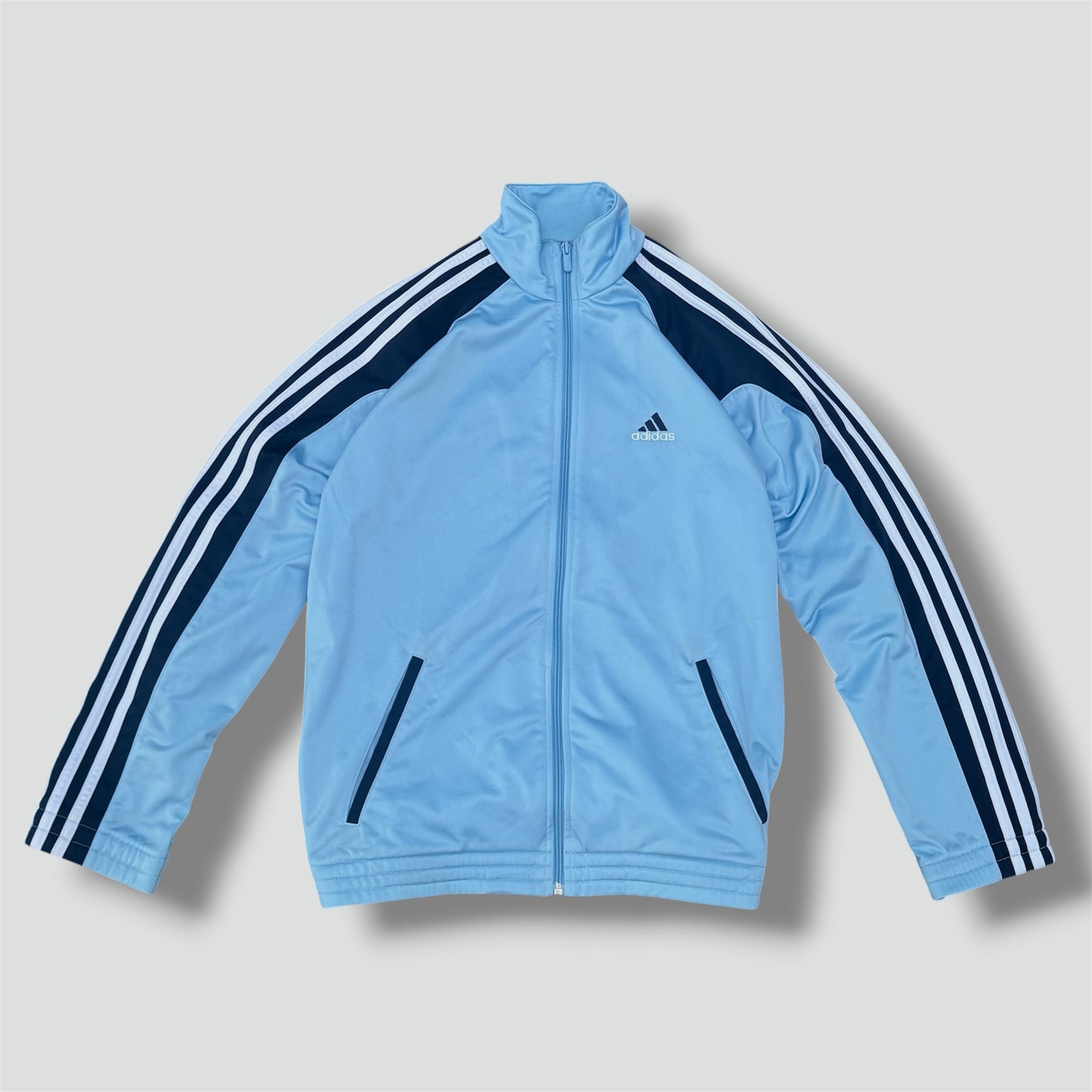 Adidas 00s streetwear skyblue track jacket