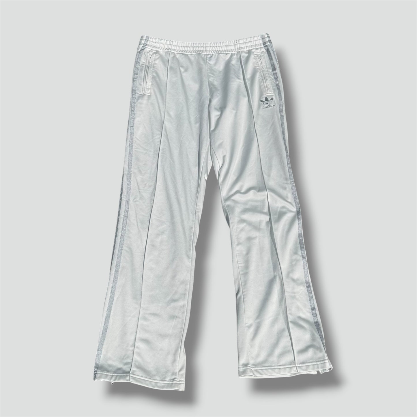 Adidas Firebird y2k white trackpants
