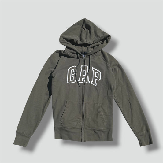 GAP classic brown y2k zip-hoodie
