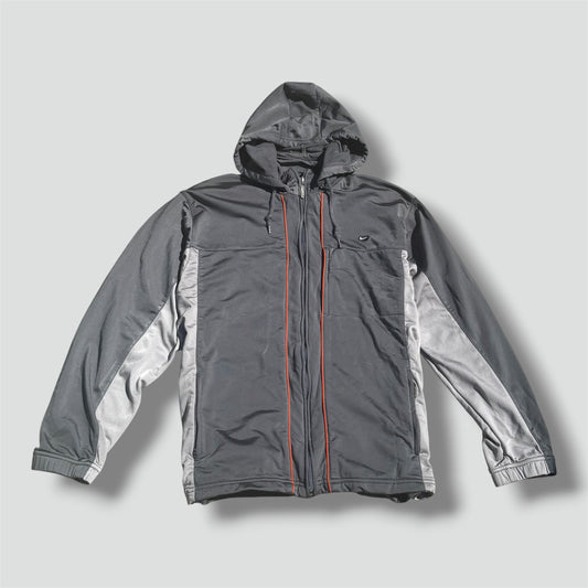 Nike 00s streetwear track jacket grey