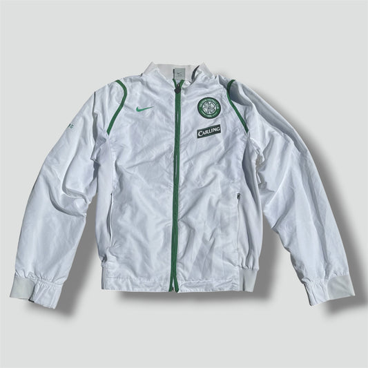 Nike Celtics FC white sports track jacket