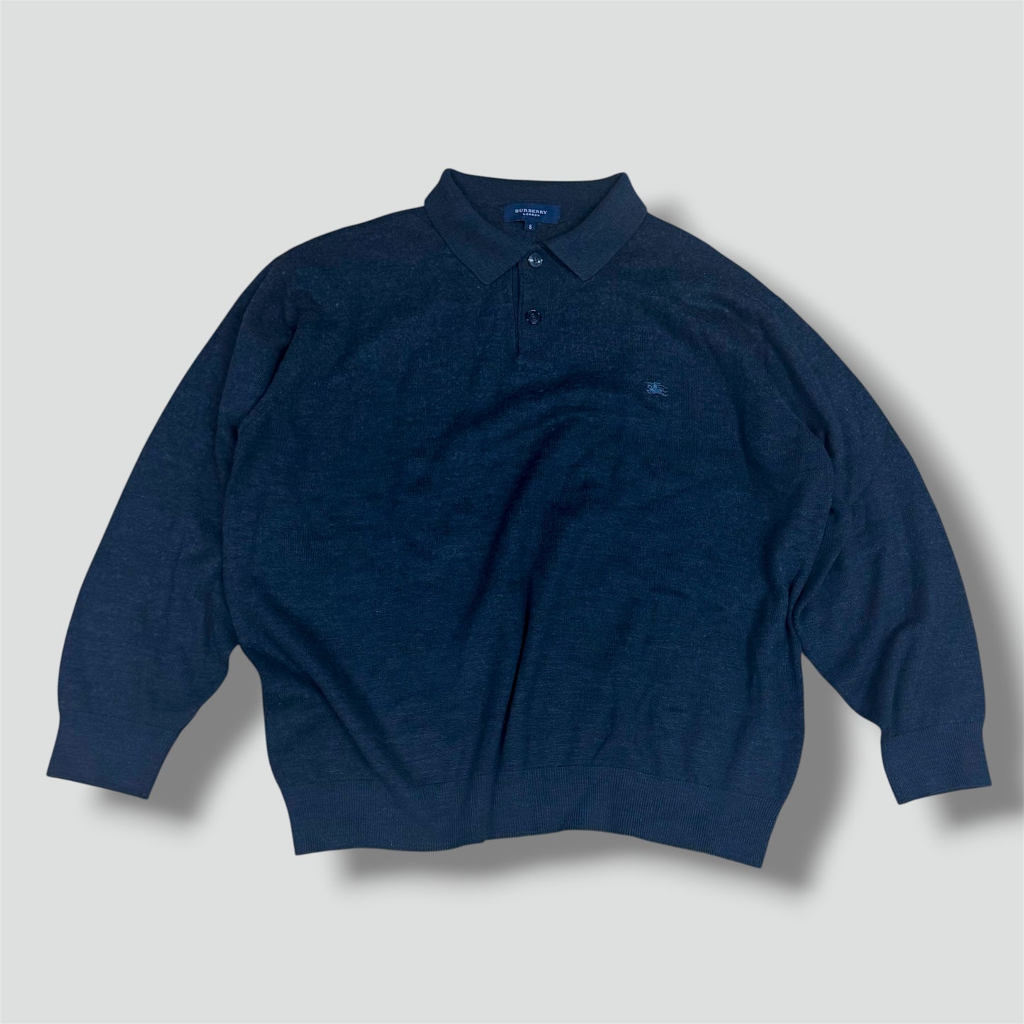 Burberry London black on black wool longsleeve