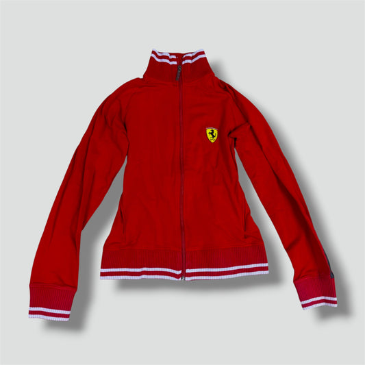 Ferrari Scuderia vintage red zip-up