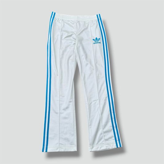 Adidas shiny white y2k Firebird track pants