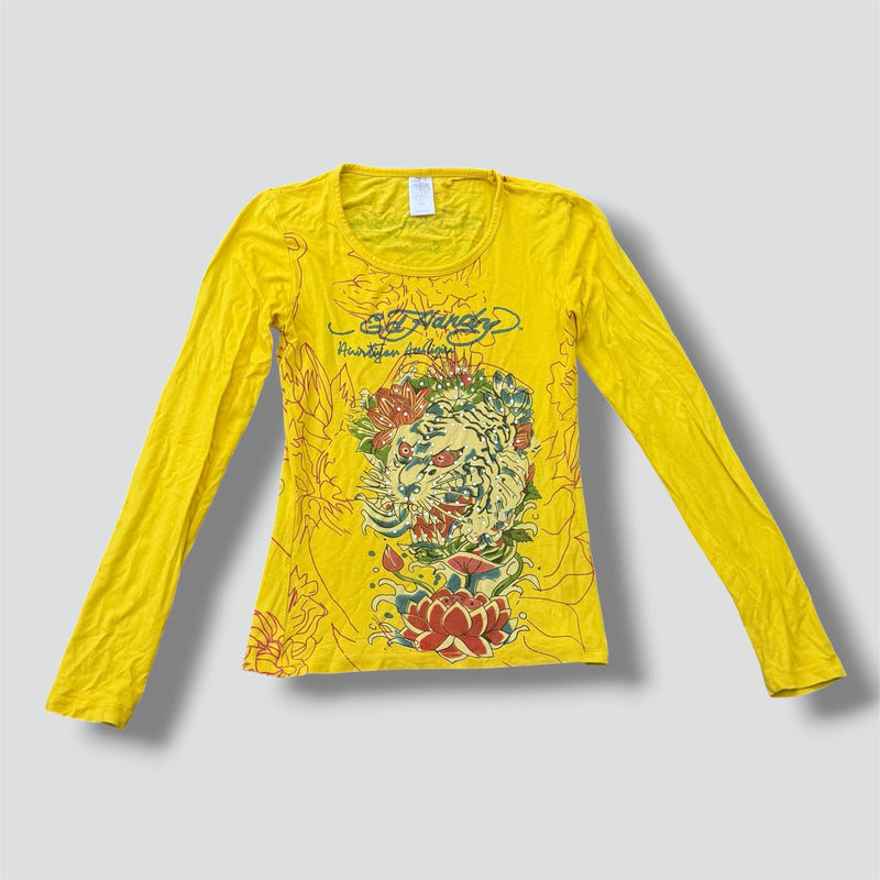 Sourced limited accessories and clothes Ed Hardy vintage rhinestones longsleeve – Secondhand Streetwear