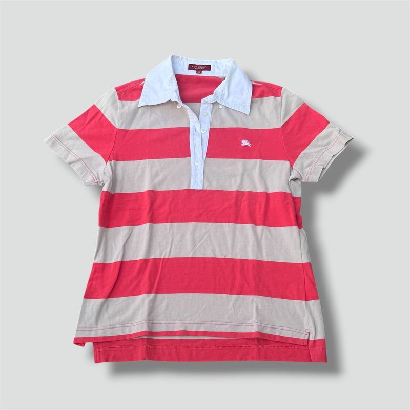 Sourced limited accessories and clothes Burberry London striped vintage womens poloshirt – Secondhand Streetwear