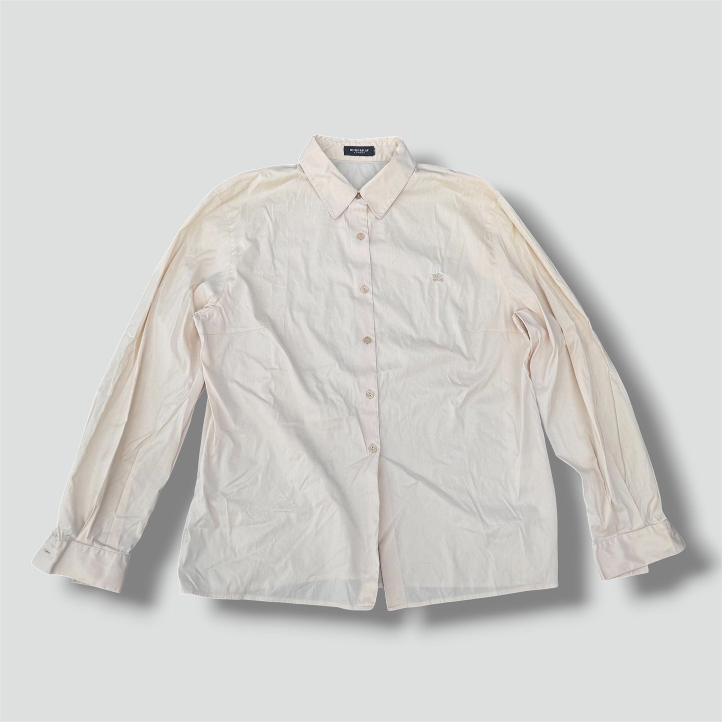 Burberry London cream vintage chemise/shirt