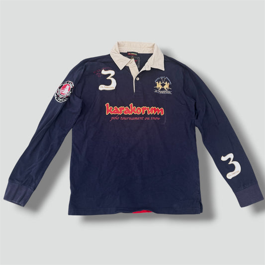 La Martina Karakorum Mongolia longsleeve polo