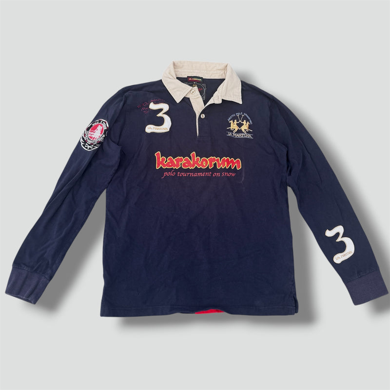 Sourced limited accessories and clothes La Martina Karakorum Mongolia longsleeve polo – Secondhand Streetwear