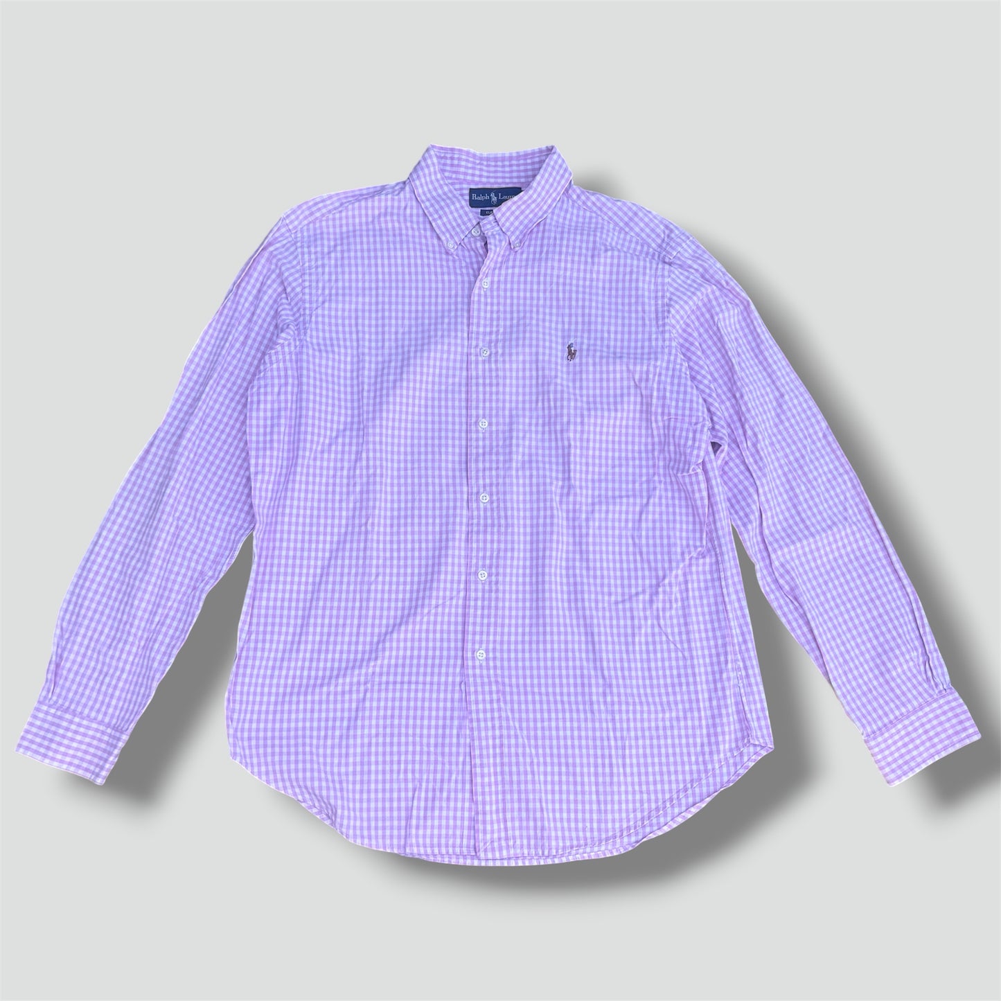 Polo Ralph Lauren checkered pink chemise/shirt