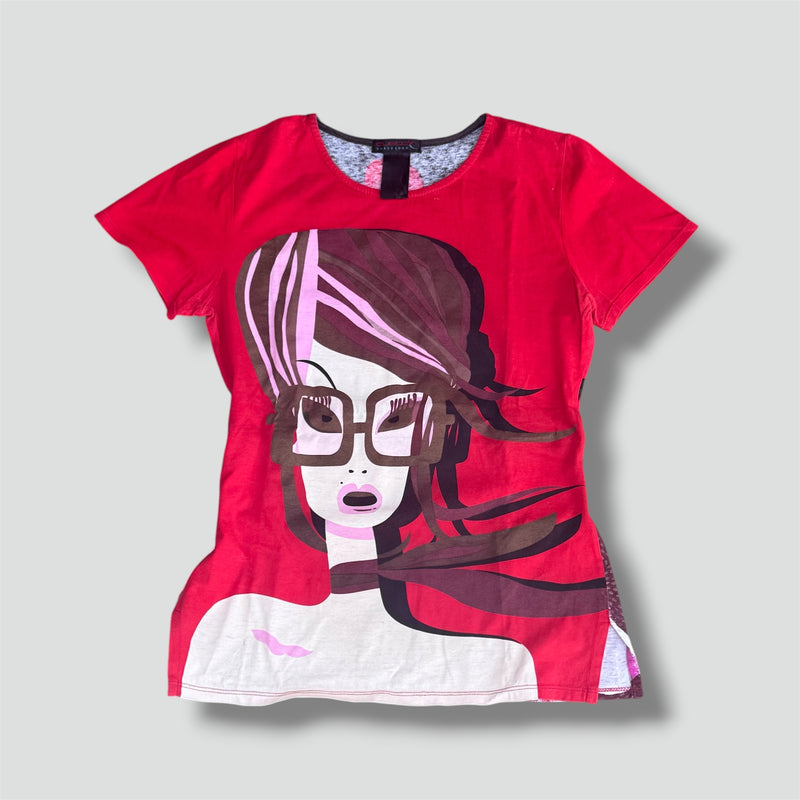 Sourced limited accessories and clothes Custo Barcelona y2k red summer top – Secondhand Streetwear