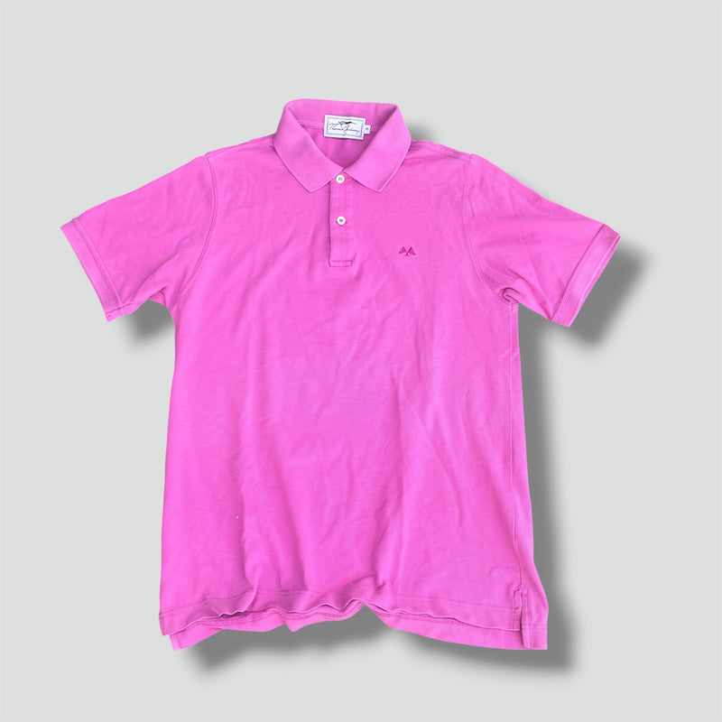 Sourced limited accessories and clothes Thomas Burberry vintage pink poloshirt – Secondhand Streetwear