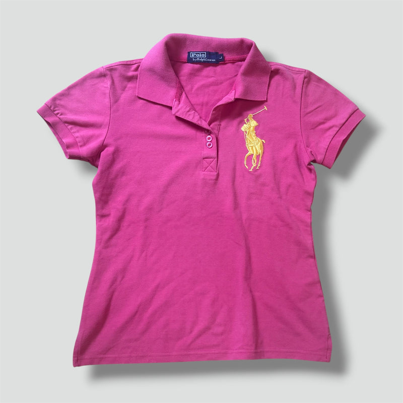 Sourced limited accessories and clothes Polo Ralph Lauren pink womens polo – Secondhand Streetwear