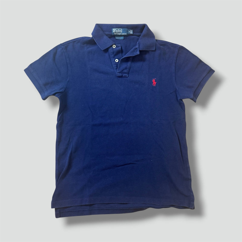 Sourced limited accessories and clothes Polo Ralph Lauren classic blue retro shirt – Secondhand Streetwear