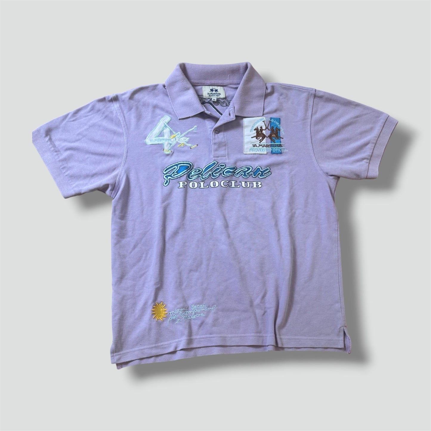 La Martina Pelican Caribbean poloshirt