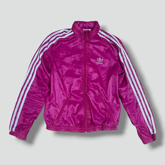 Adidas shiny pink y2k rainjacket