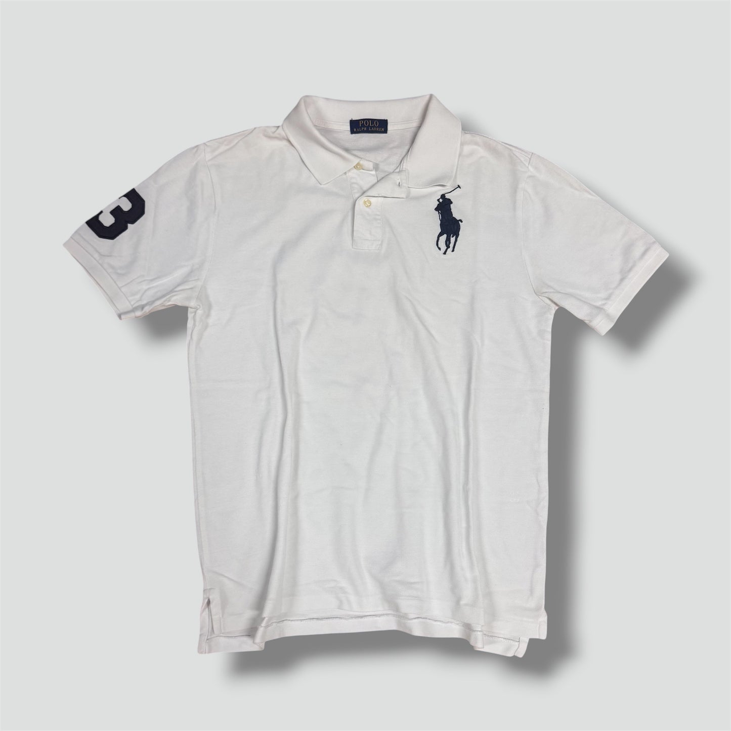 Ralph Lauren Big Pony vintage white polo