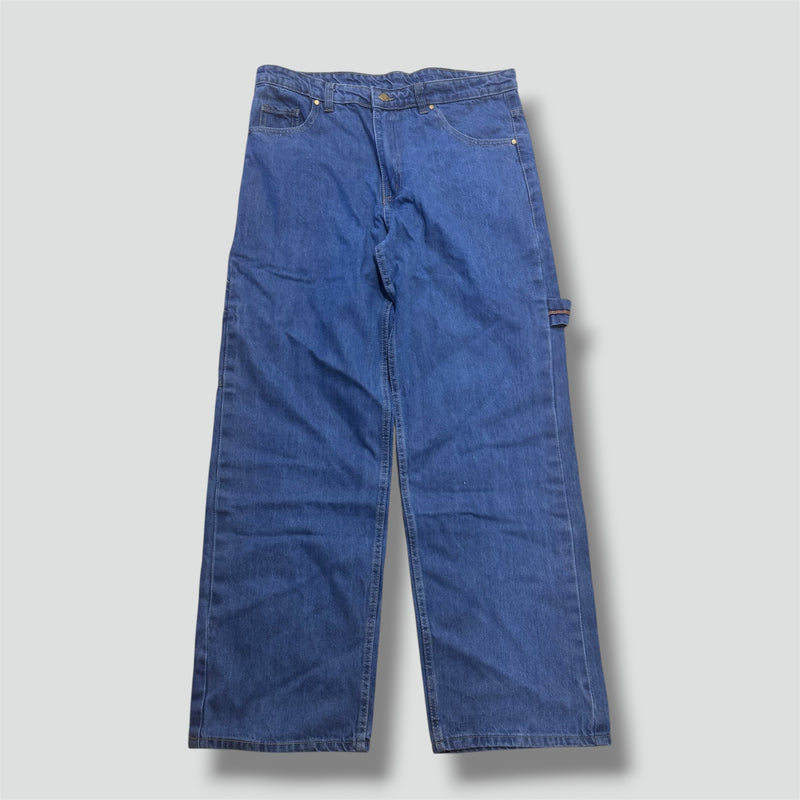 Detailansicht: Sourced limited accessories and clothes Japanese streetwear embroidered baggy jeans – Logo, Nähte oder Material
