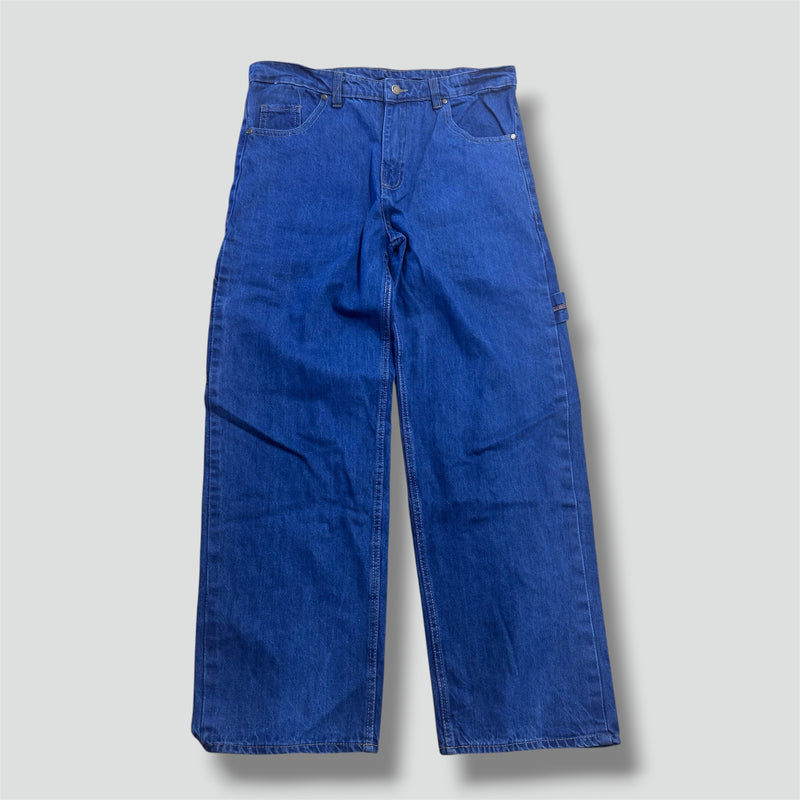 Detailansicht: Sourced limited accessories and clothes Japanese streetwear embroidered baggy jeans – Logo, Nähte oder Material