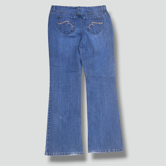 Nine West bootcut y2k embroidered jeans