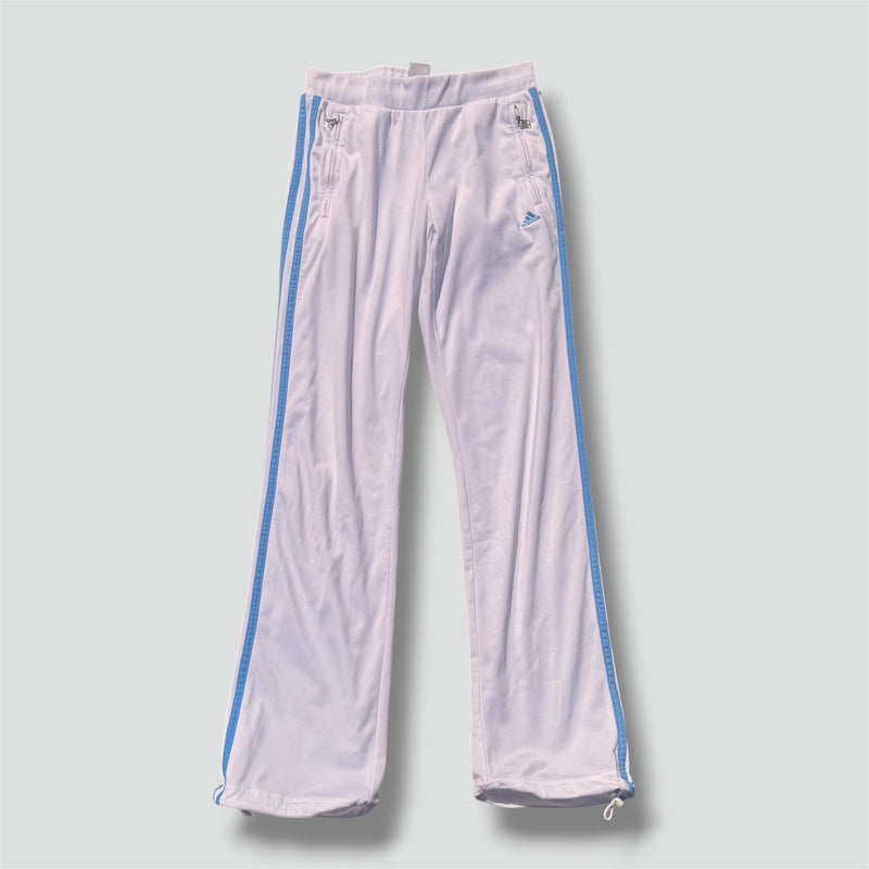 Sourced limited accessories and clothes Adidas white three striped Y2K sweatpants – Secondhand Streetwear