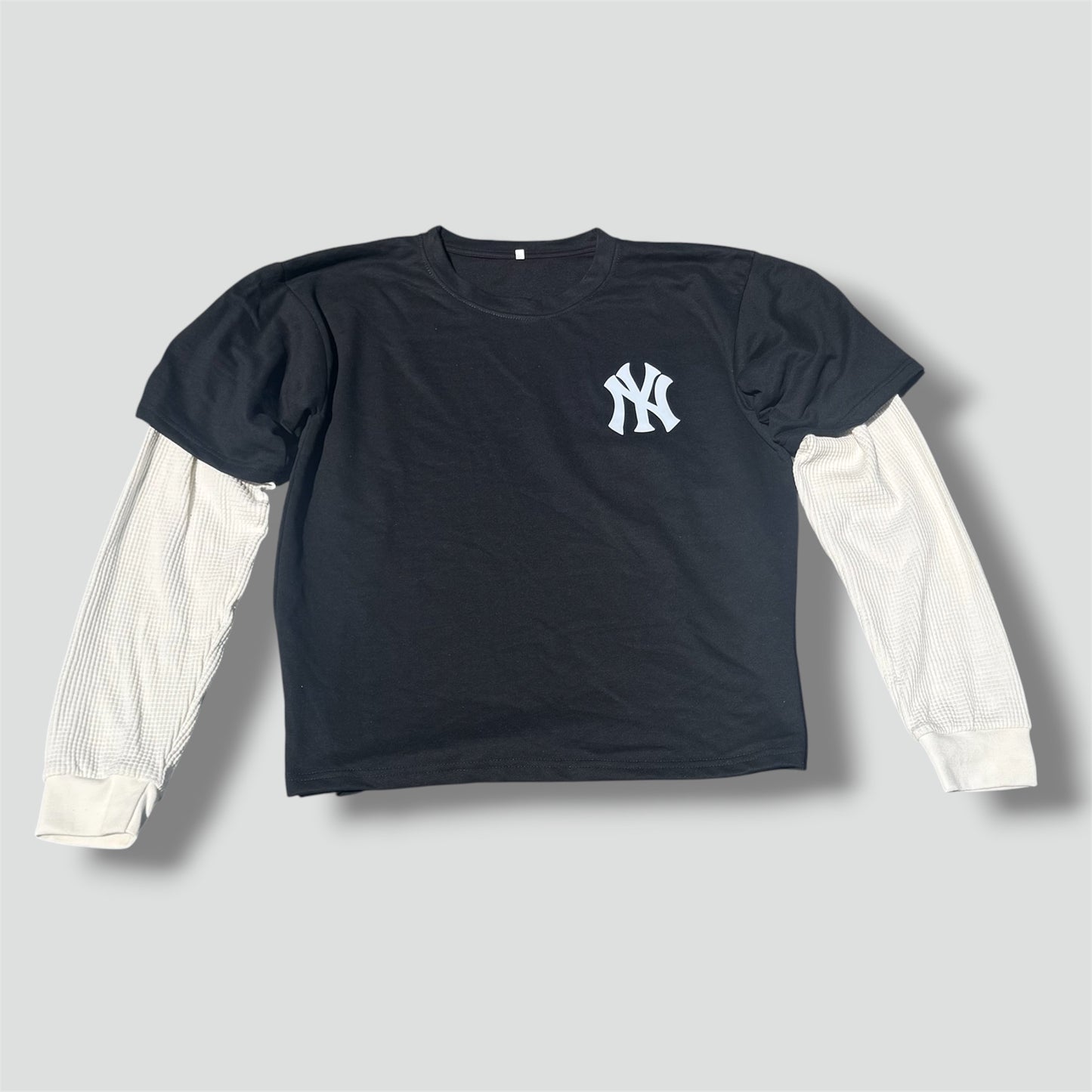 Yankees custom made black longsleeve