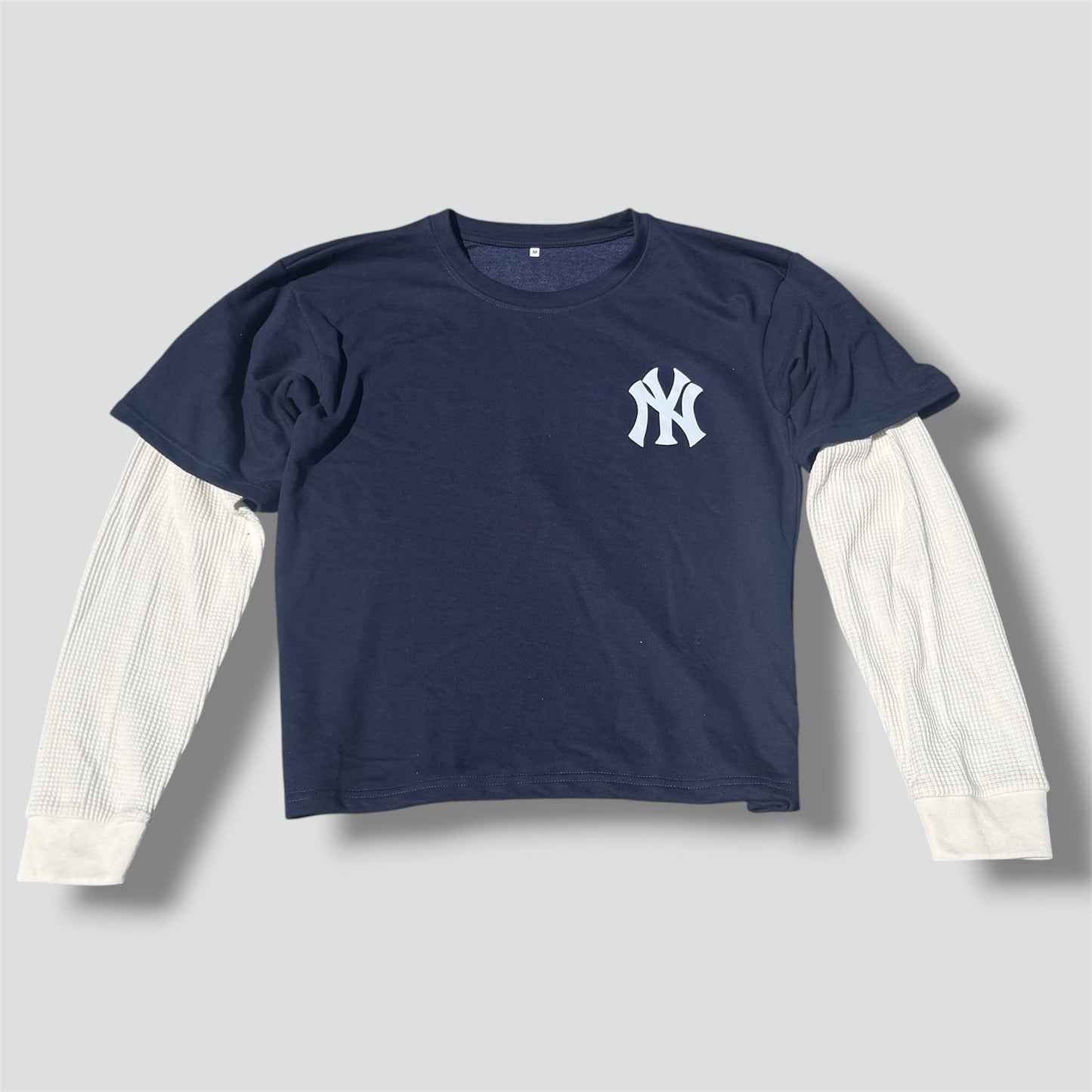 Yankees custom made navy-blue longsleeve