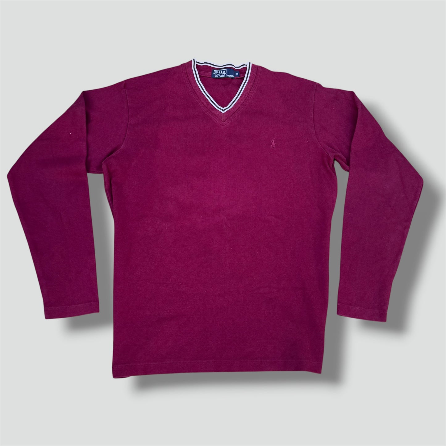 Polo Ralph Lauren burgundy V-neck sweater